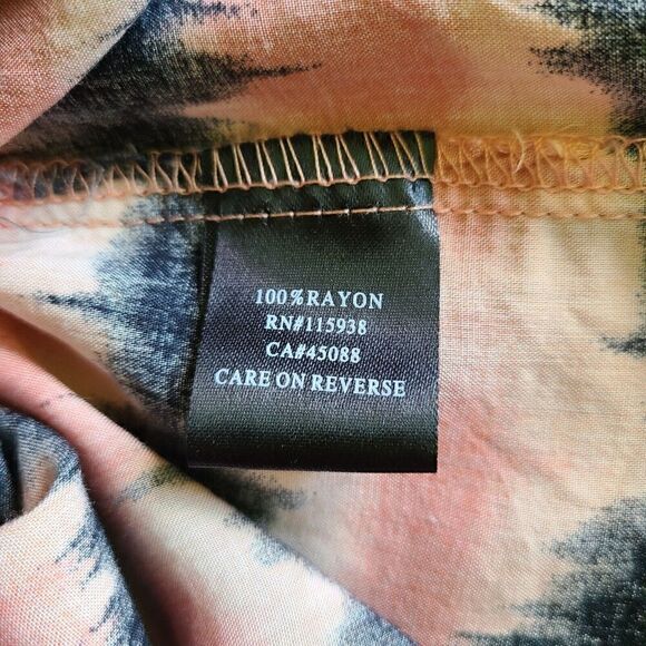 Kimono‎ Cardigan Colorful Coverup Boho Open Front Size Medium Spicy Girl Striped - Picture 7 of 8